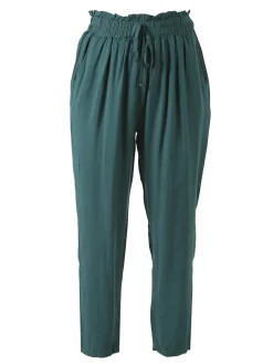 Solada Pantaloni da donna estivi in cotone - verde