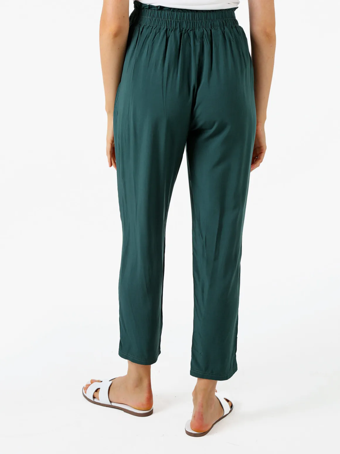Solada Pantaloni da donna estivi in cotone - verde