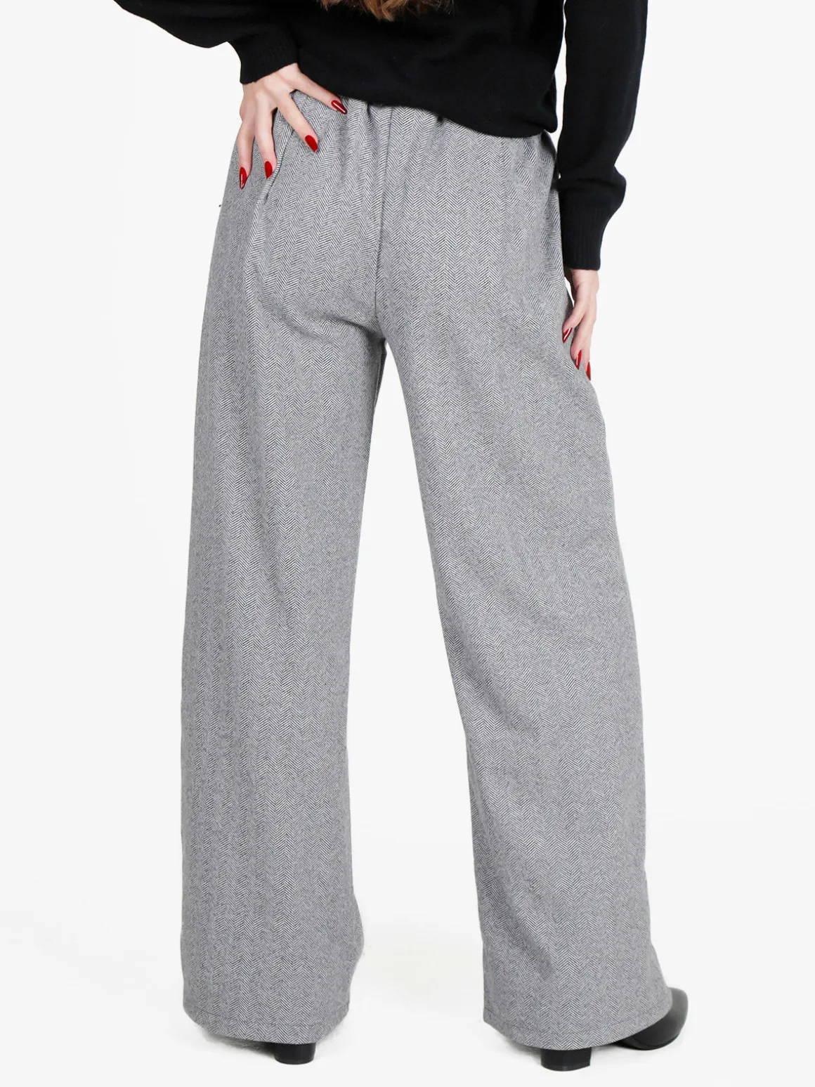 Solada Pantaloni da donna spigati a gamba larga