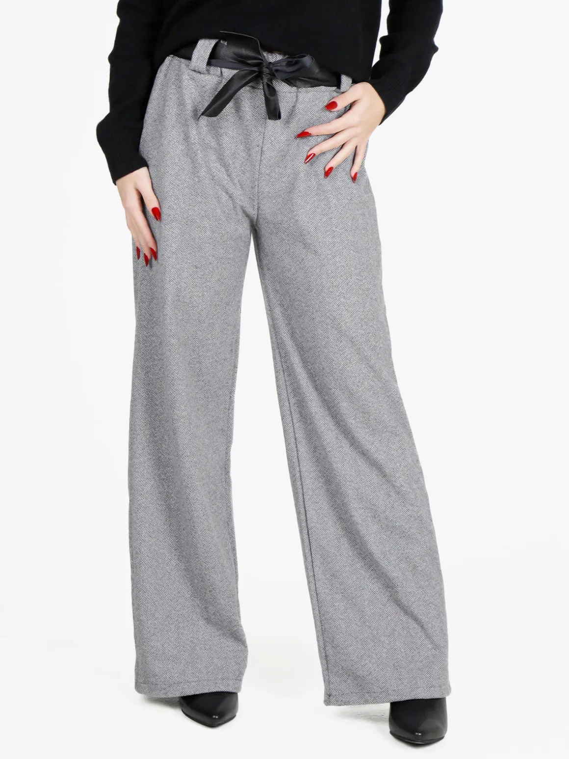 Solada Pantaloni da donna spigati a gamba larga