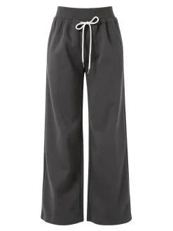 Solada Pantaloni da donna sportivi a gamba larga - grigio