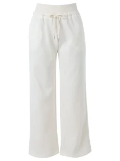 Solada Pantaloni da donna sportivi a gamba larga - bianco