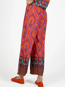 Solada Pantaloni donna a gamba larga con stampe