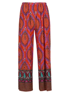 Solada Pantaloni donna a gamba larga con stampe
