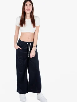 Solada Pantaloni donna a gamba larga con coulisse