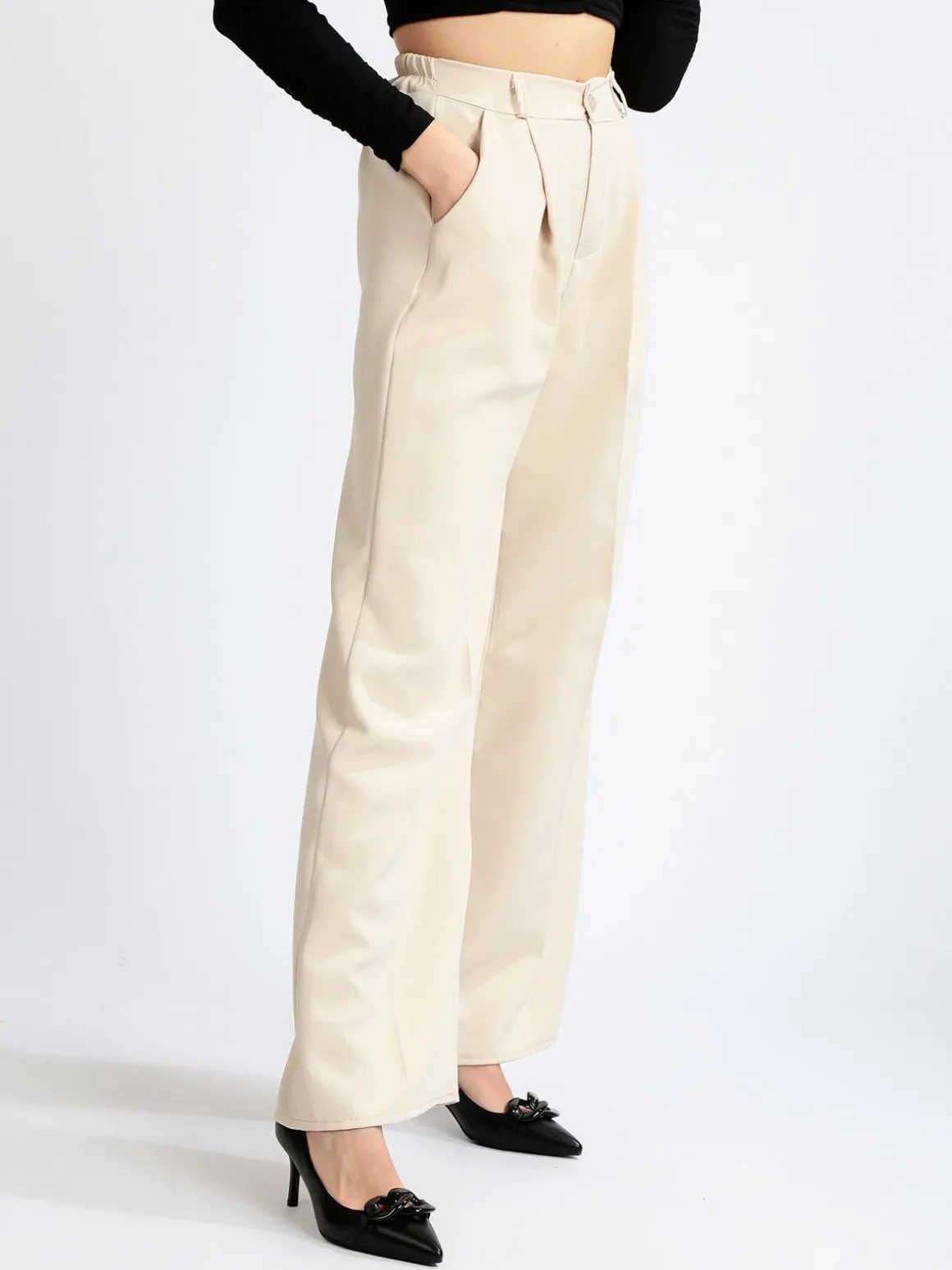 Solada Pantaloni donna a gamba larga