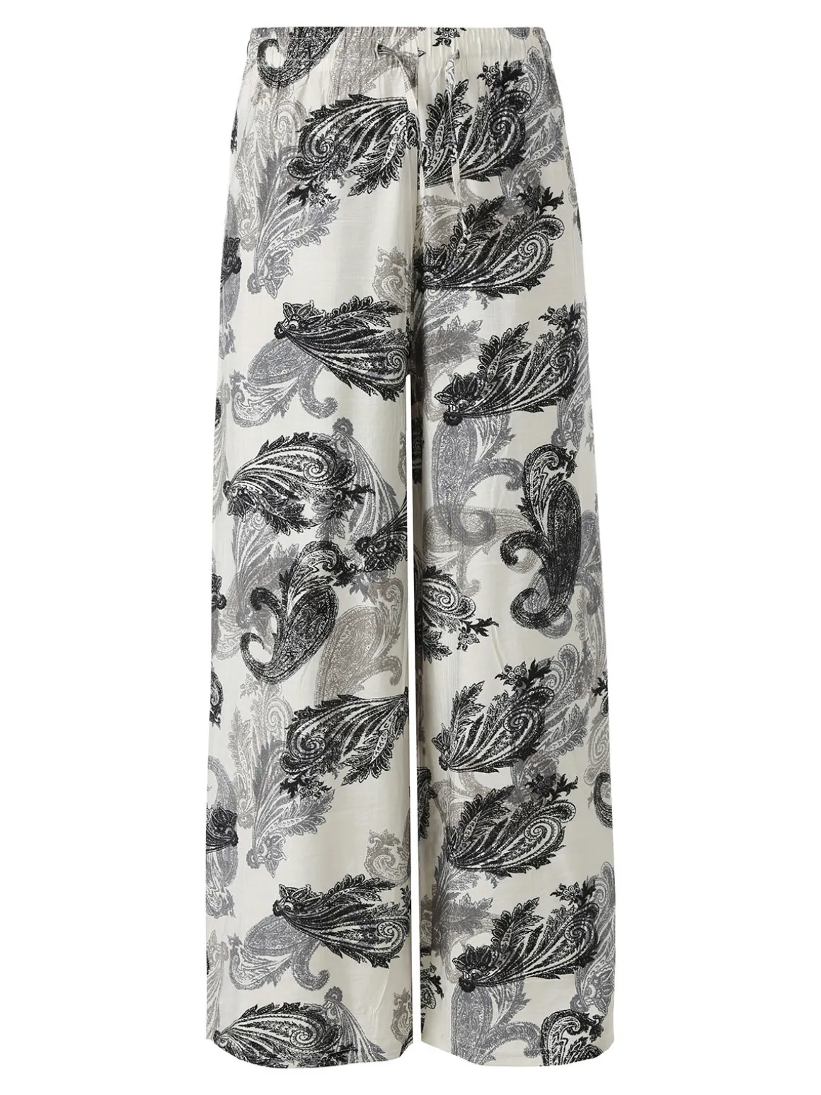 Solada Pantaloni donna a gamba larga con stampe - nero