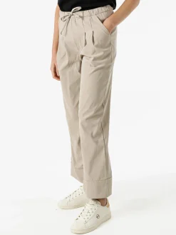 Solada Pantaloni donna a gamba larga con stampe - marrone