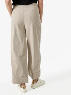 Solada Pantaloni donna a gamba larga con stampe - marrone