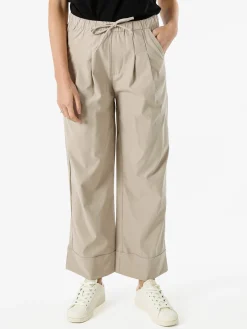 Solada Pantaloni donna a gamba larga con stampe - marrone