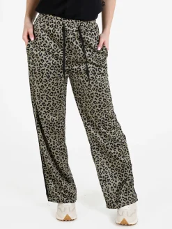 Solada Pantaloni donna animalier a gamba larga