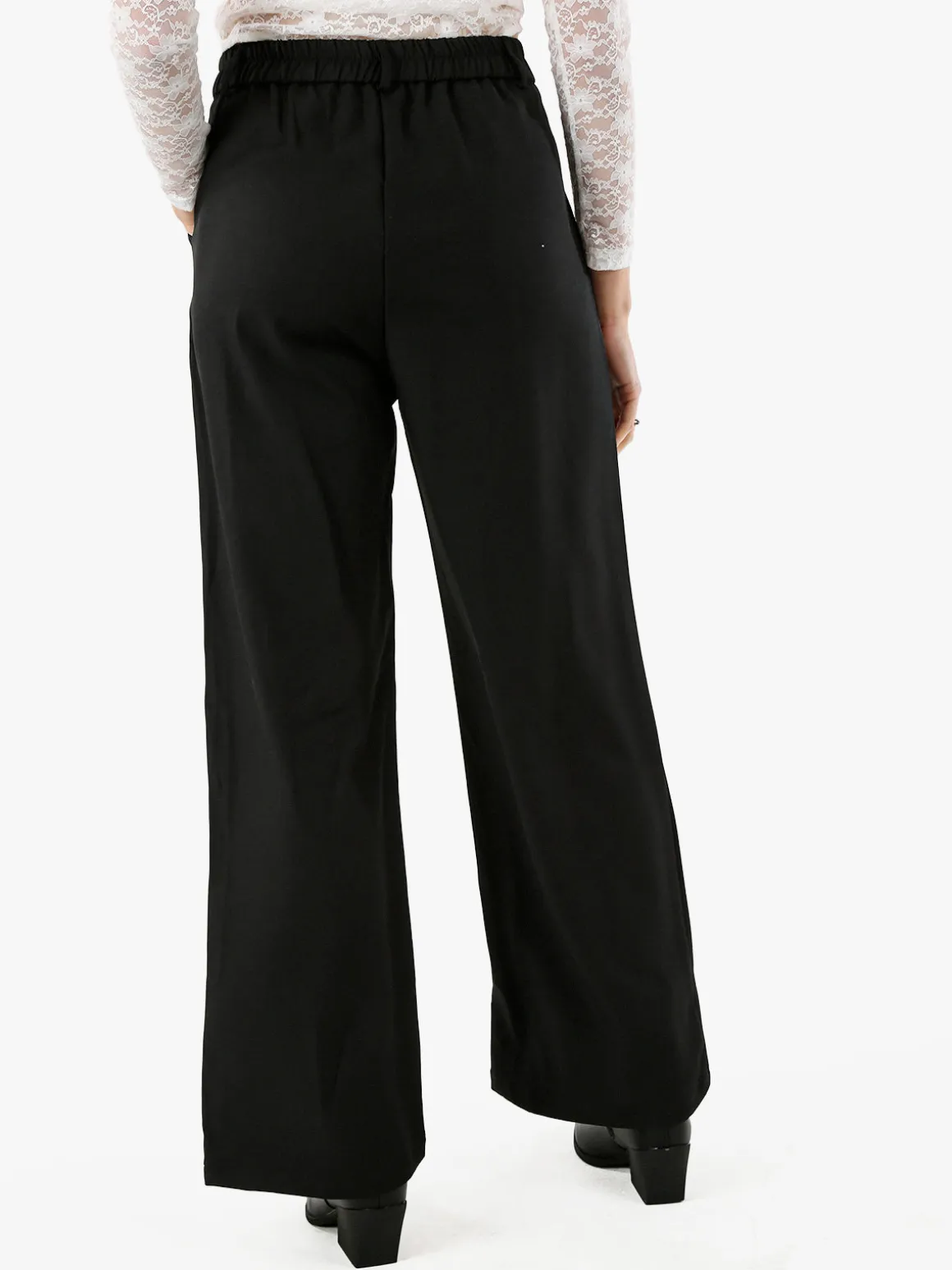 Solada Pantaloni donna a palazzo - nero