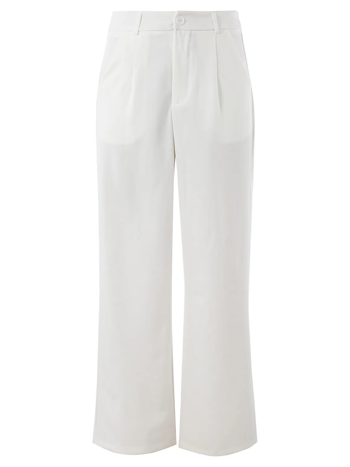 Solada Pantaloni donna a palazzo - bianco