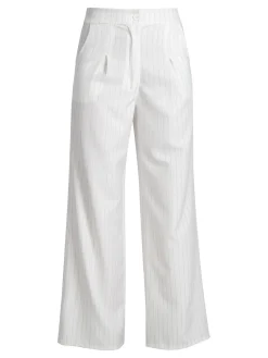 Solada Pantaloni donna a palazzo gessati