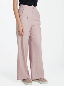 Solada Pantaloni donna a palazzo gessati