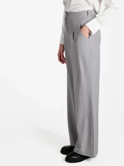 Solada Pantaloni donna a palazzo gessati