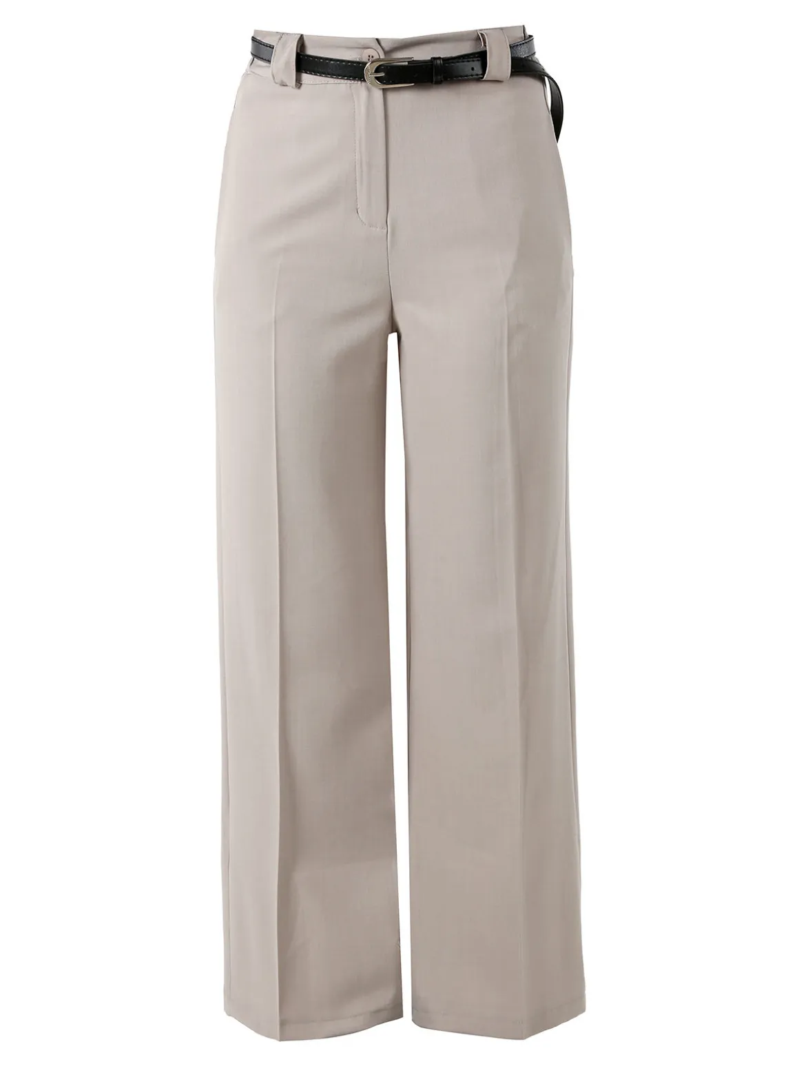 Solada Pantaloni donna a palazzo - fango