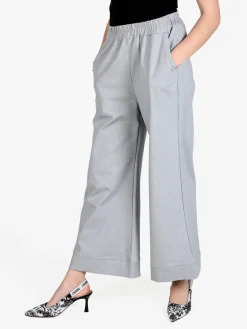 Solada Pantaloni donna a vita alta e gamba larga