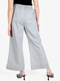 Solada Pantaloni donna a vita alta e gamba larga