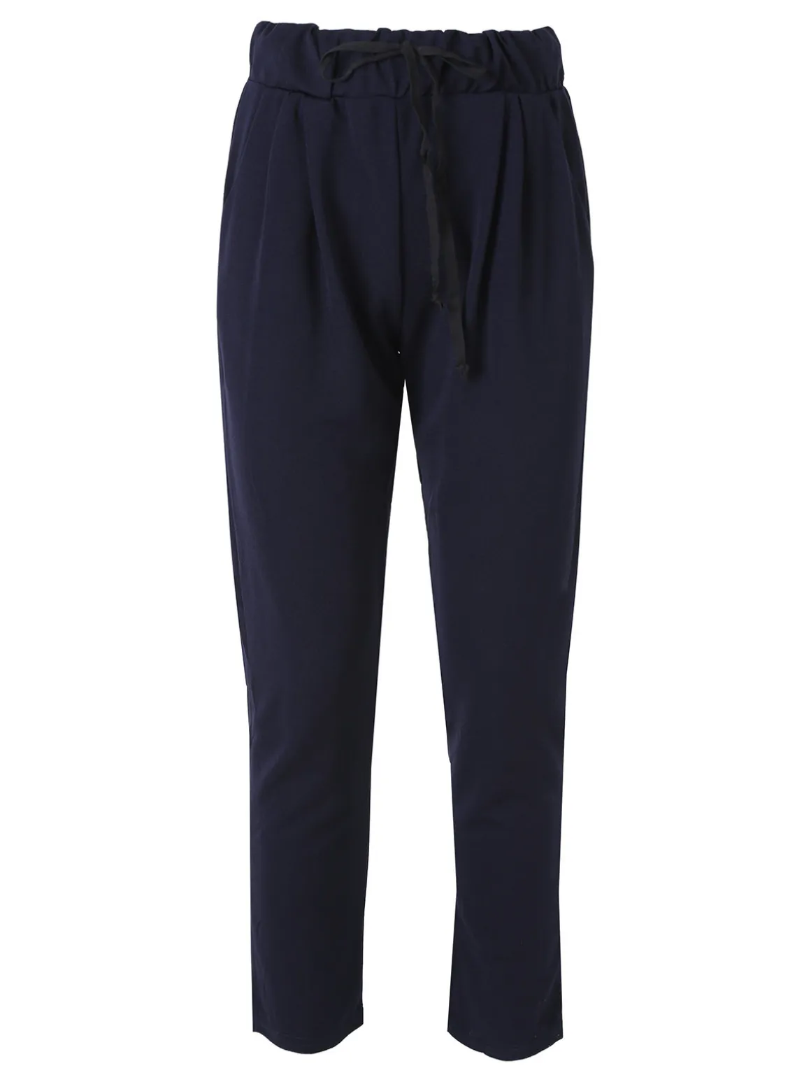 Solada Pantaloni donna con coulisse - blu scuro