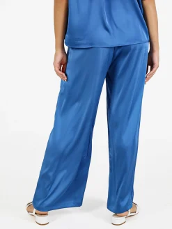 Solada Pantaloni donna effetto raso
