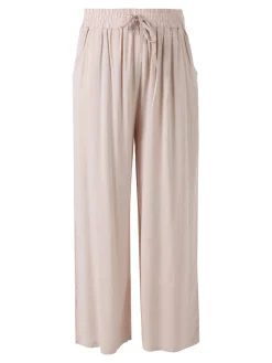 Solada Pantaloni donna estivi in cotone - beige