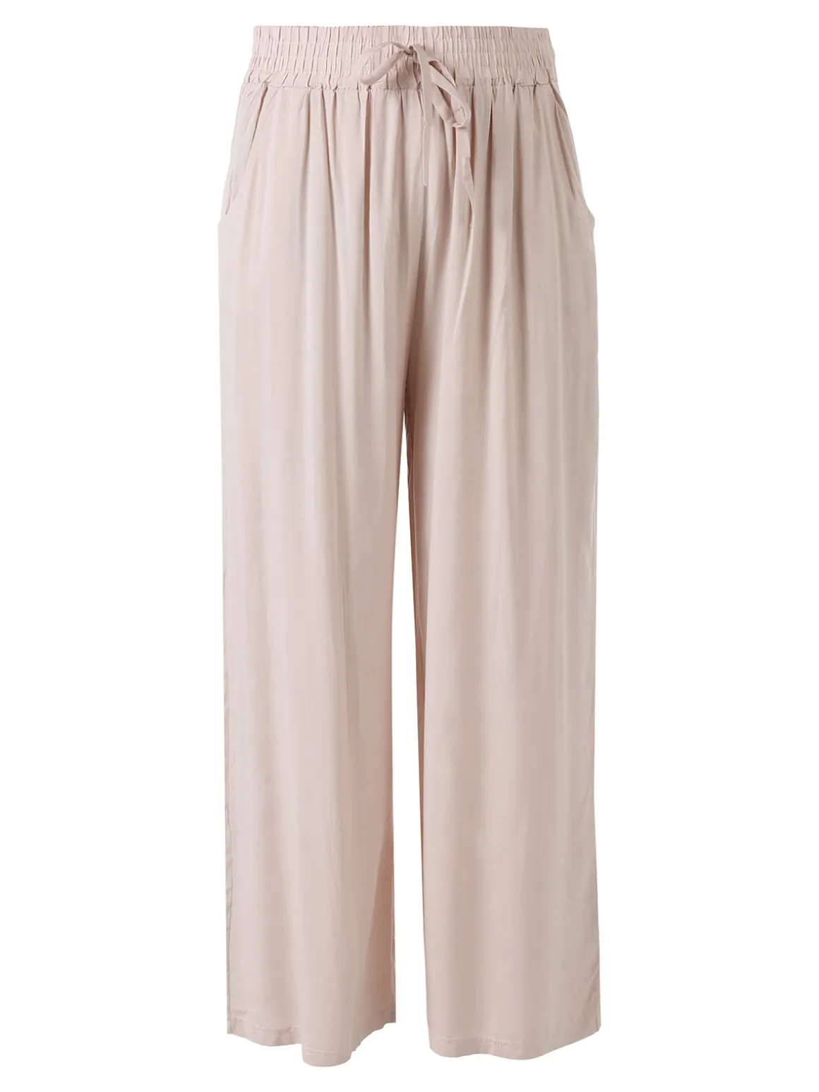Solada Pantaloni donna estivi in cotone - beige