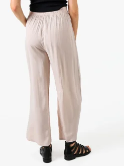 Solada Pantaloni donna estivi in cotone - beige