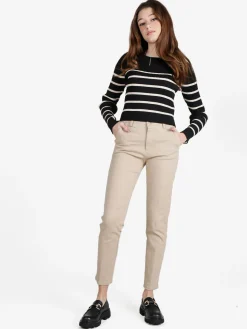 Solada Pantaloni donna in cotone a gamba dritta