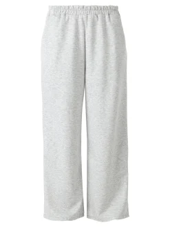 Solada Pantaloni donna in felpa a gamba larga - grigio