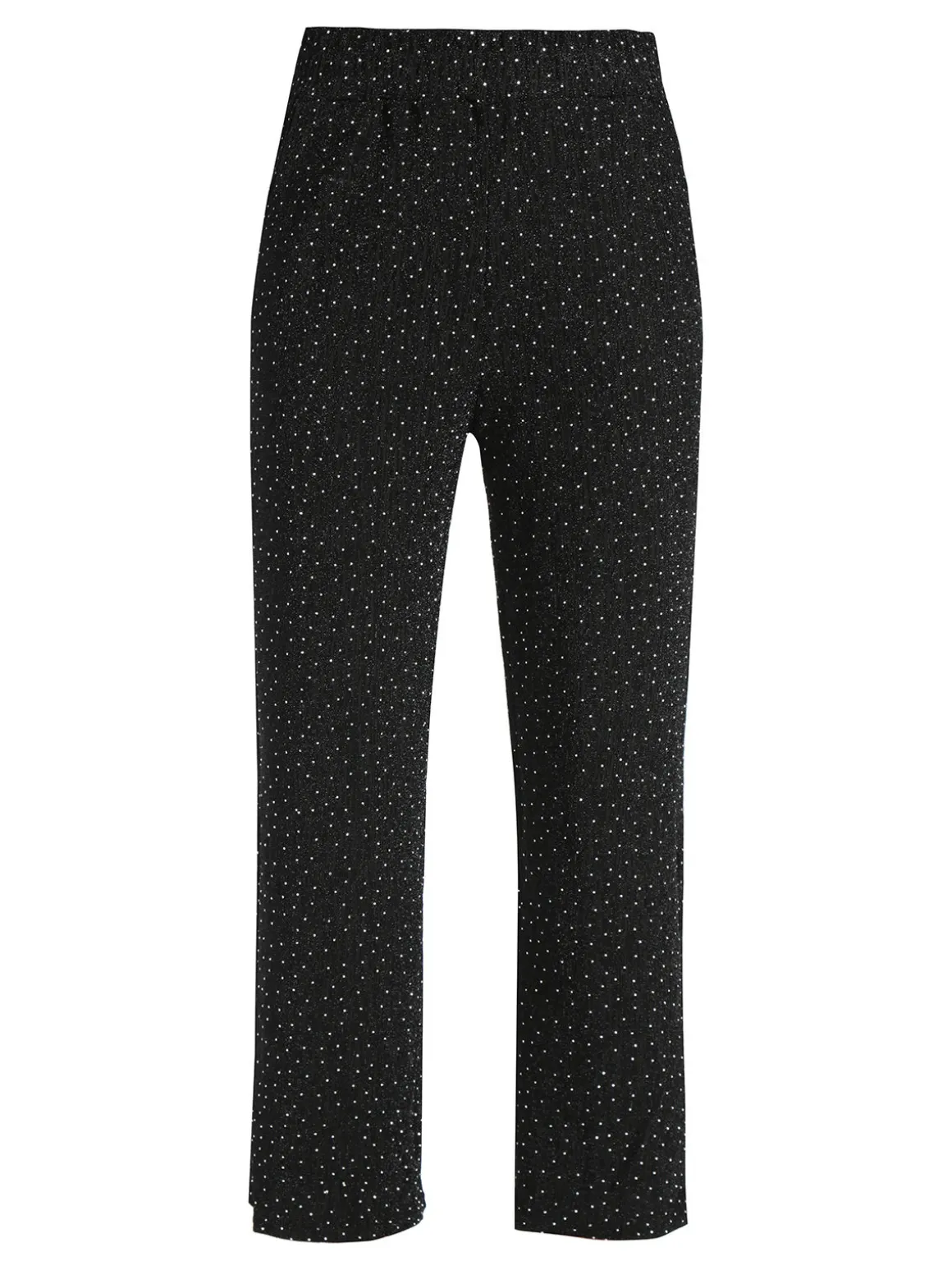 Solada Pantaloni donna in lurex con piccole borchie