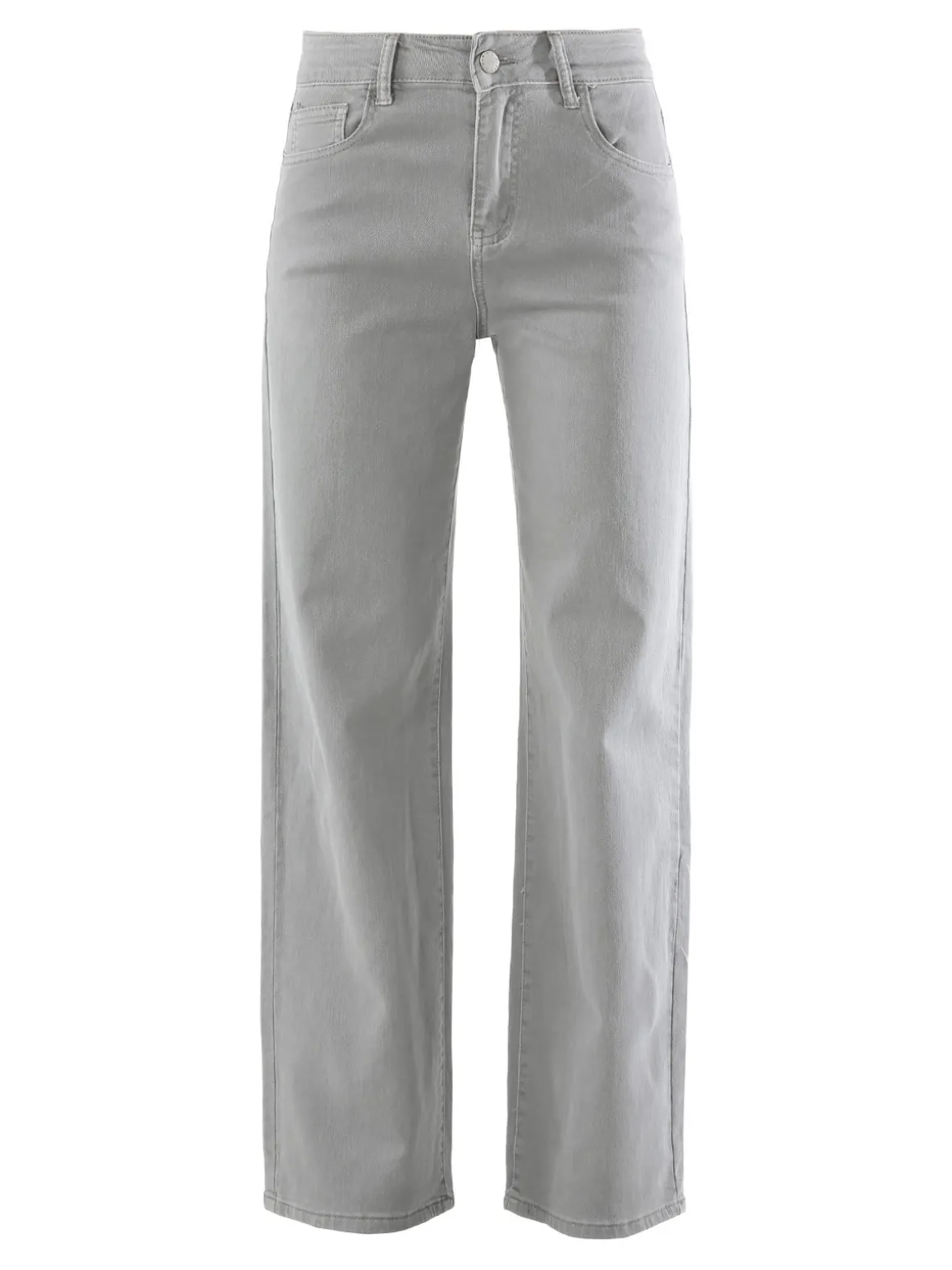 Solada Pantaloni donna jeans a gamba larga - grigio