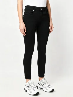 Solada Pantaloni donna jeans skinny taglie grandi - nero