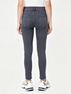 Solada Pantaloni donna jeans skinny taglie grandi - grigio