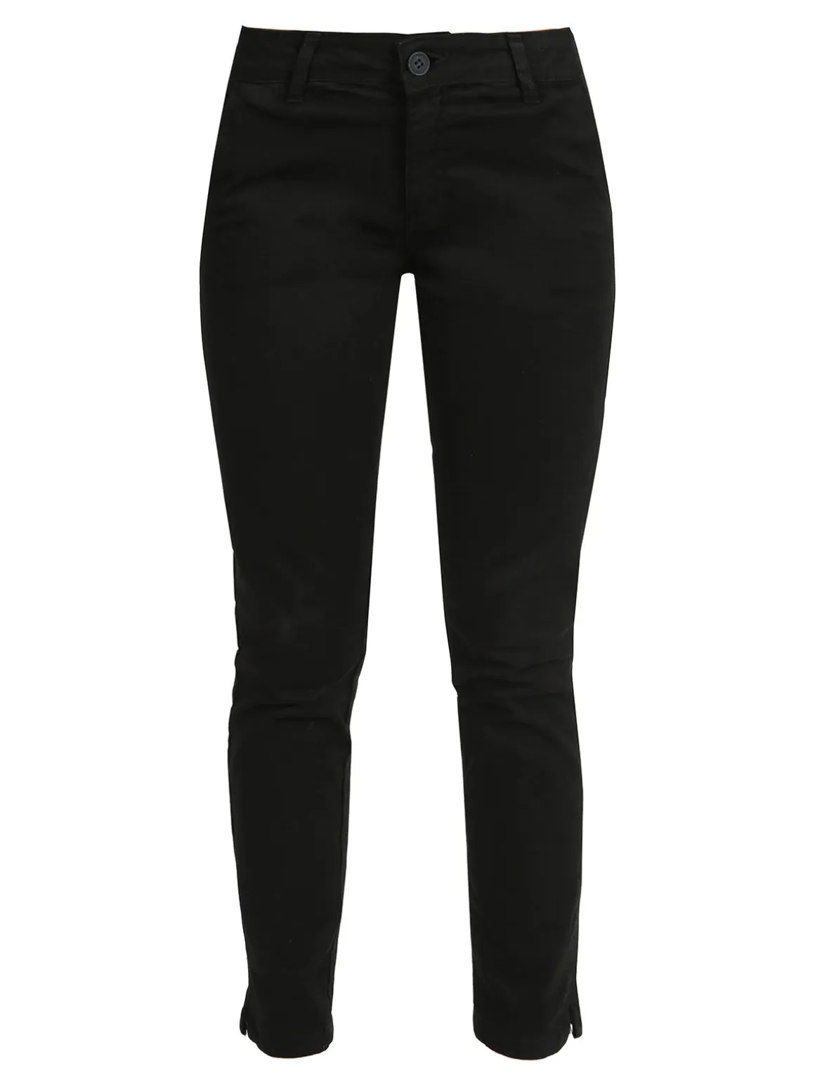 Solada Pantaloni donna slim fit a vita bassa - moro