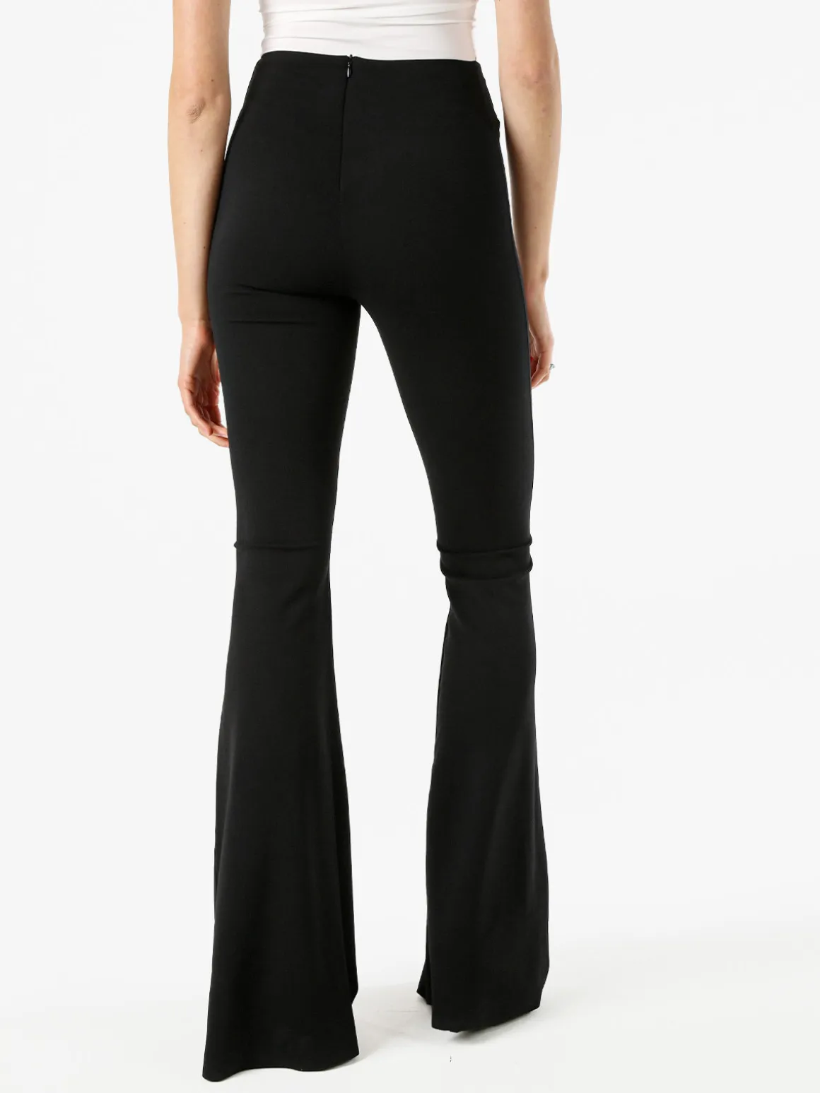 Solada Pantaloni eleganti da donna con finale a zampa - nero