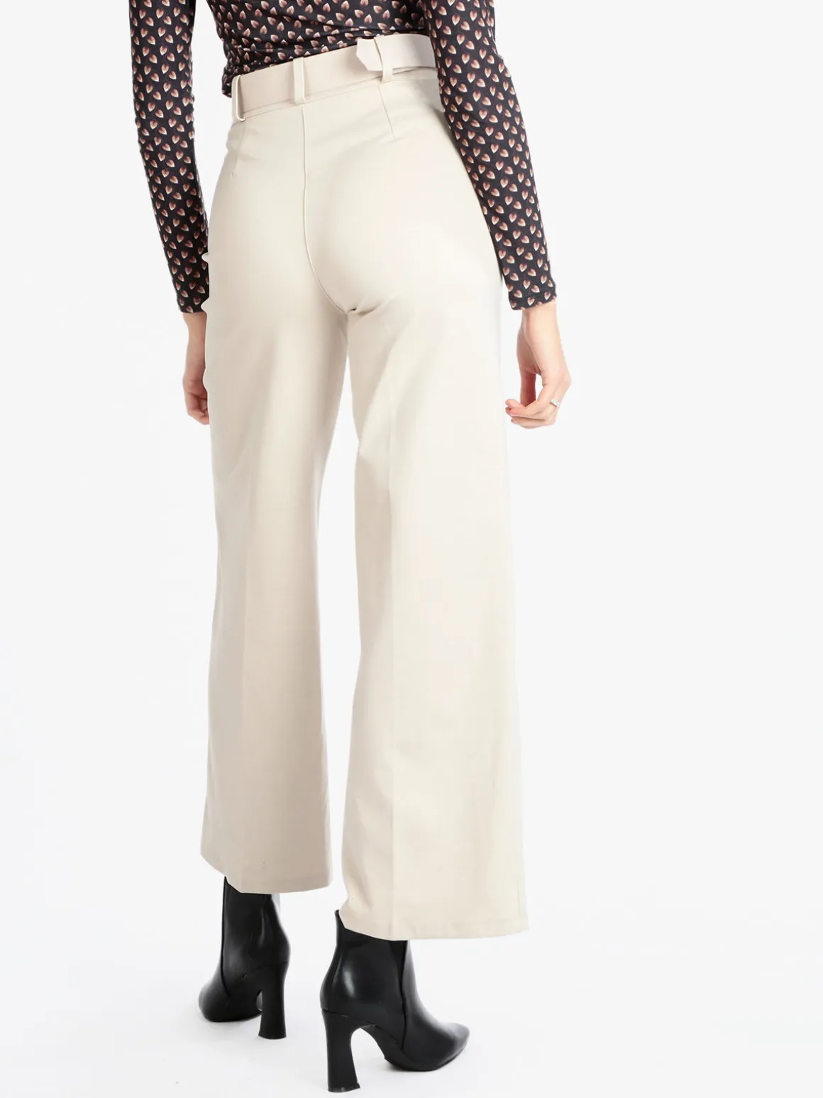 Solada Pantaloni gamba larga da donna con cintura