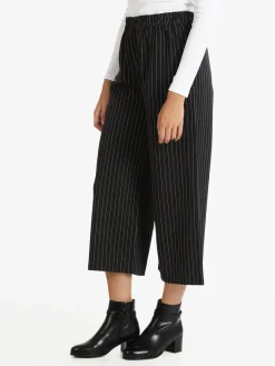 Solada Pantaloni gessati donna a gamba larga