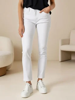 Solada Pantaloni jeans push-up da donna - bianco