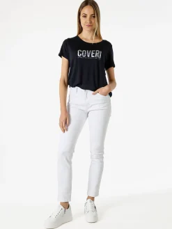 Solada Pantaloni jeans push-up da donna - bianco