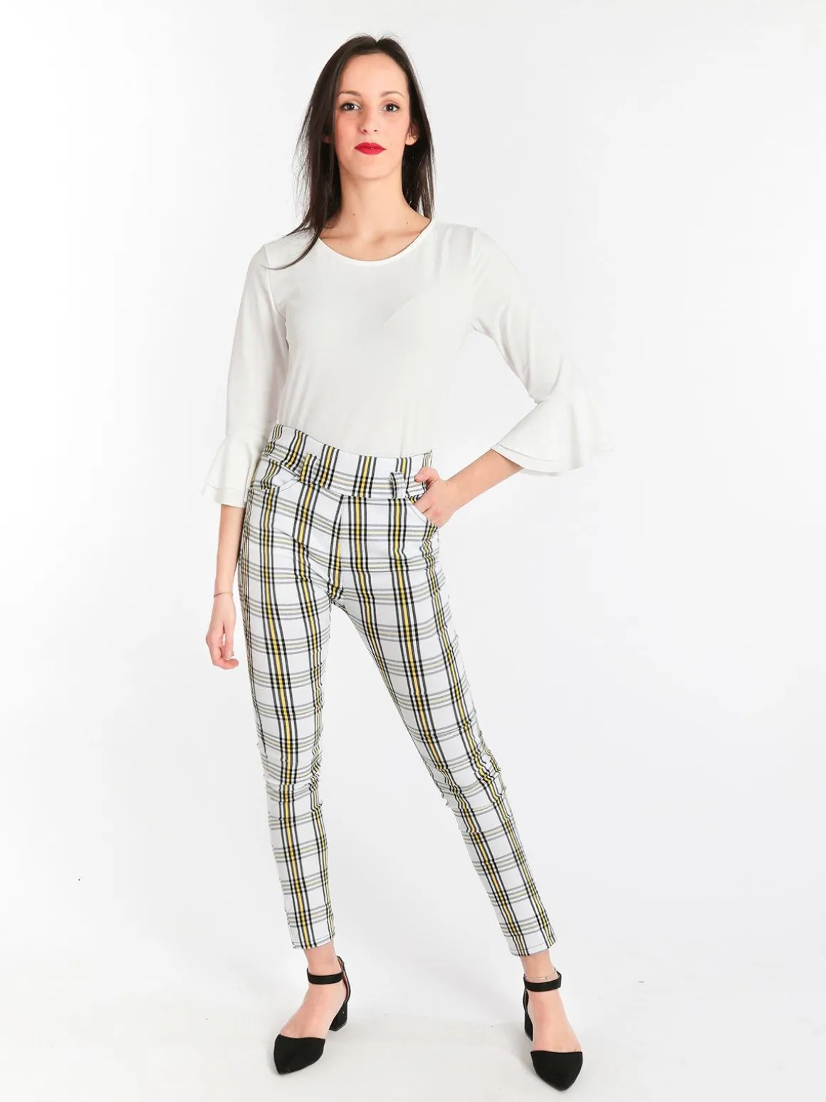 Solada Pantaloni leggings scozzesi