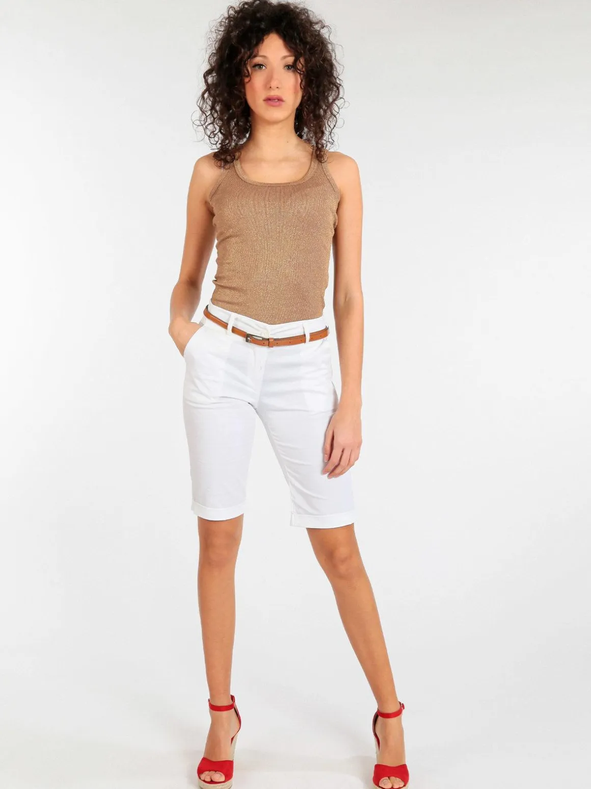 Solada Pantaloni pinocchietto da donna in cotone