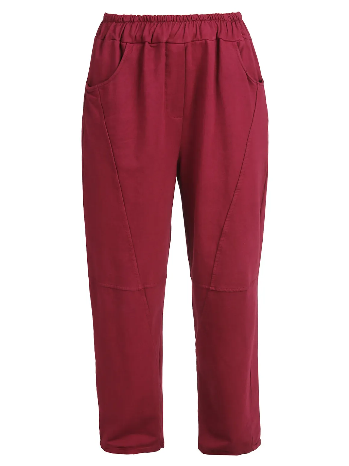 Solada Pantaloni sportivi donna in cotone - bordeaux