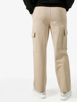 Solada Pantaloni tuta da donna con tasconi a gamba dritta - khaki
