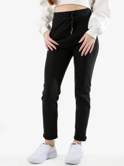 Solada Pantaloni tuta da donna con coulisse - nero