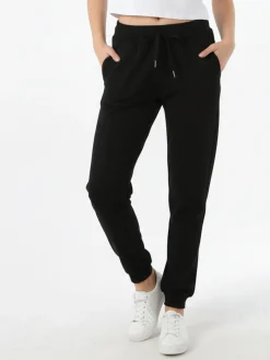 Solada Pantaloni tuta da donna con coulisse e polsini