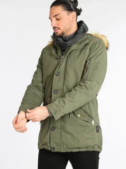 Solada Parka sfoderabile con cappuccio e pelo