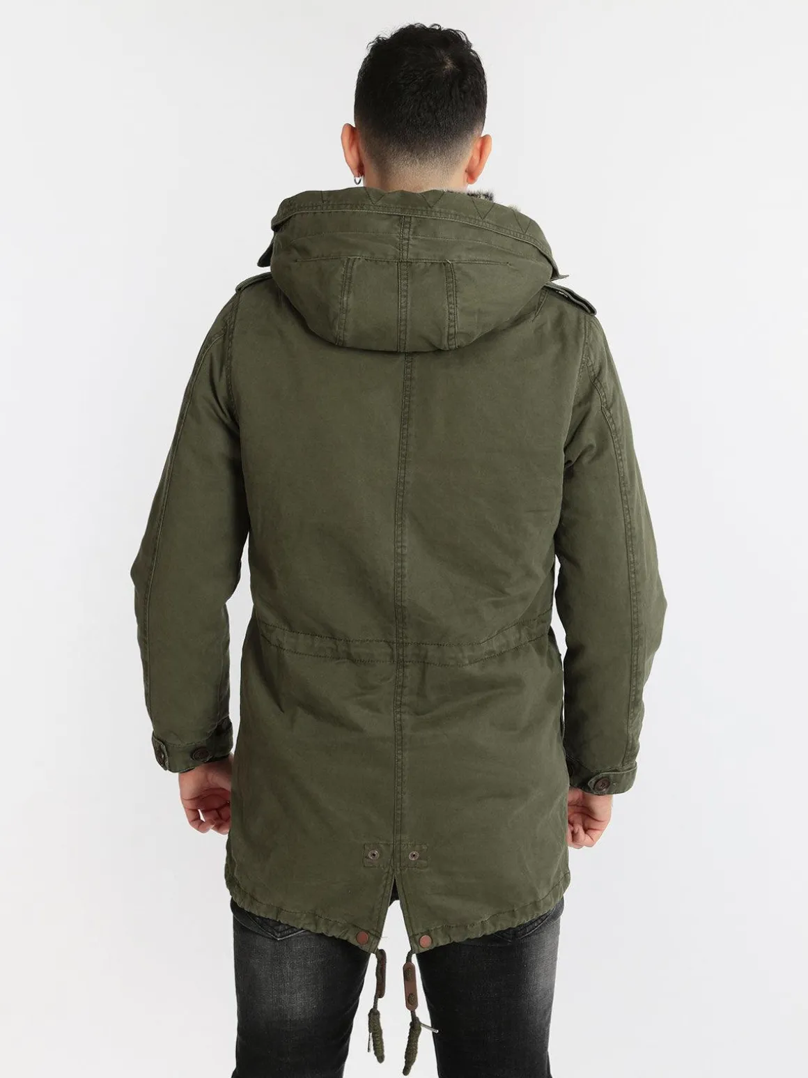 Solada Parka sfoderabile con cappuccio