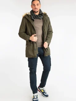 Solada Parka sfoderabile con cappuccio e pelo
