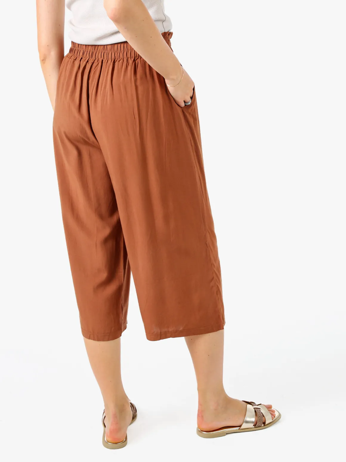 Solada Pinocchietti donna in cotone - marrone